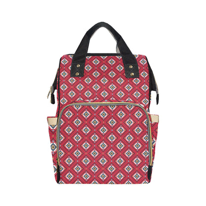 Aztec Pattern Print Design 10 Diaper Bag Backpack