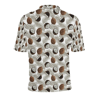 Coconut Pattern Print Design CN03 Men Polo Shirt