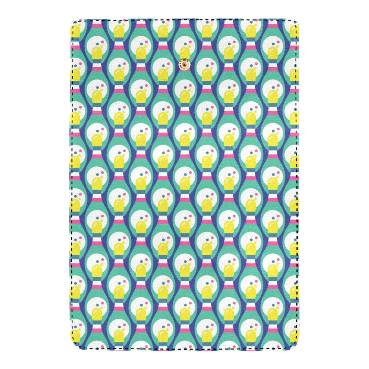 Bowling Pattern Print Design 04 Women's Trifold Wallet