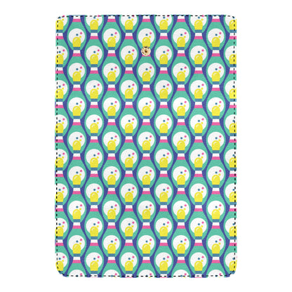 Bowling Pattern Print Design 04 Women's Trifold Wallet
