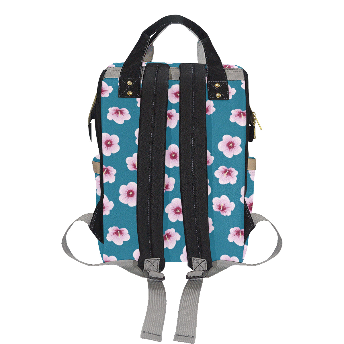 Cherry Blossom Pattern Print Design CB08 Diaper Bag Backpack