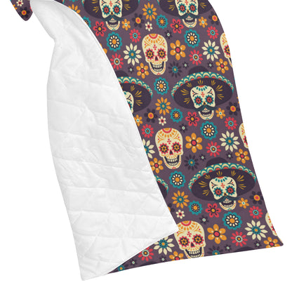 sugar skull Maxican Pattern Premium Quilt