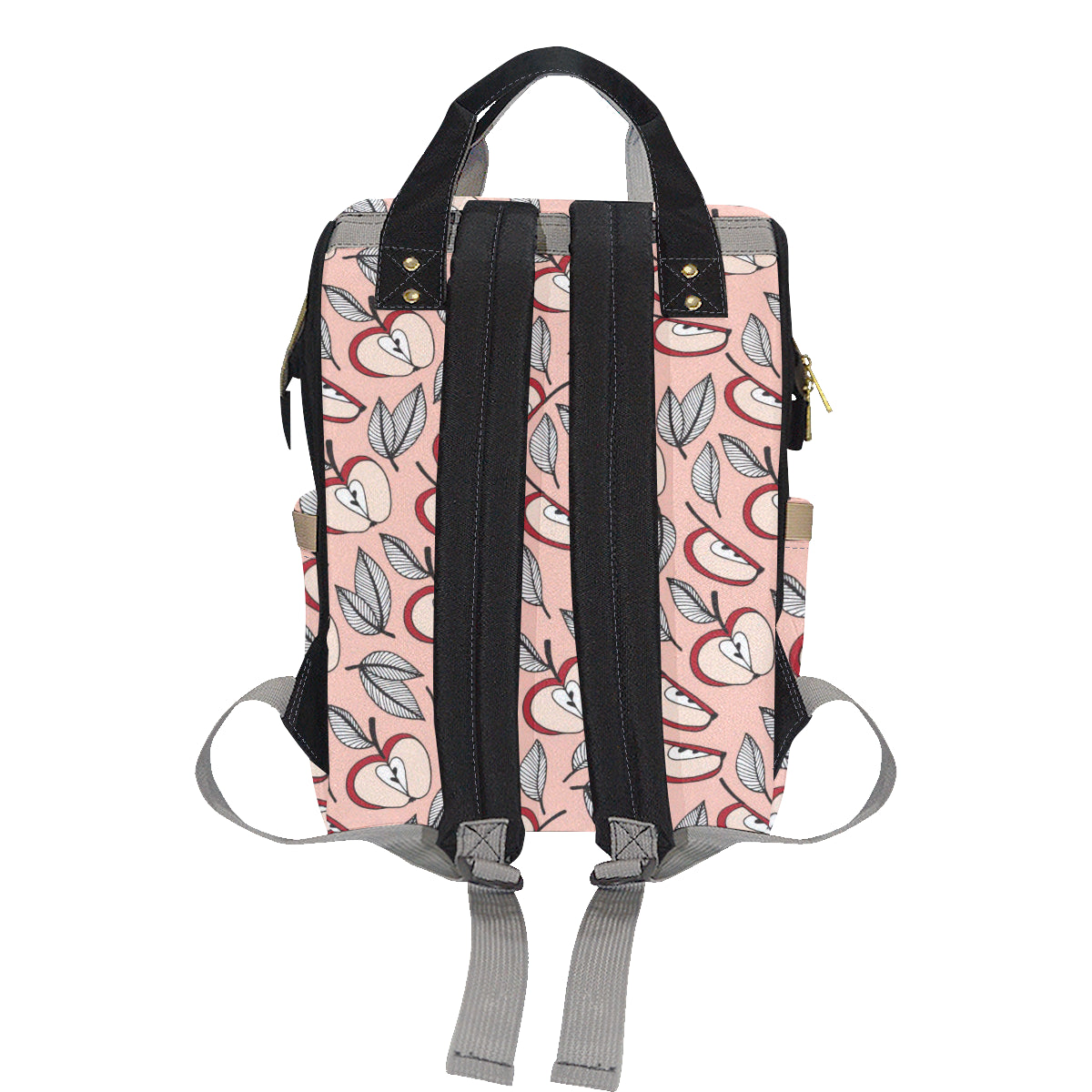 Apple Pattern Print Design AP04 Diaper Bag Backpack