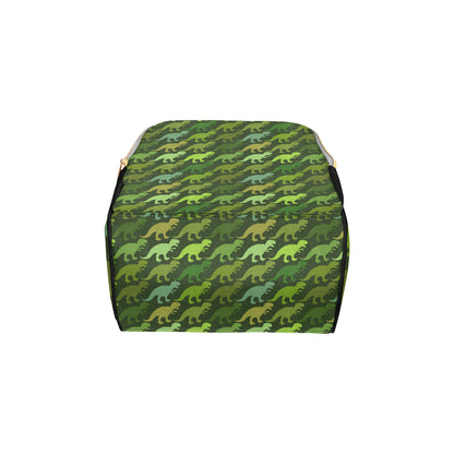 T Rex Pattern Print Design A03 Diaper Bag Backpack