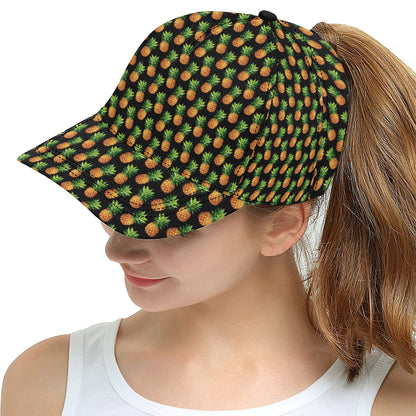 Pineapple Cute Print Design Pattern Snapback Cap