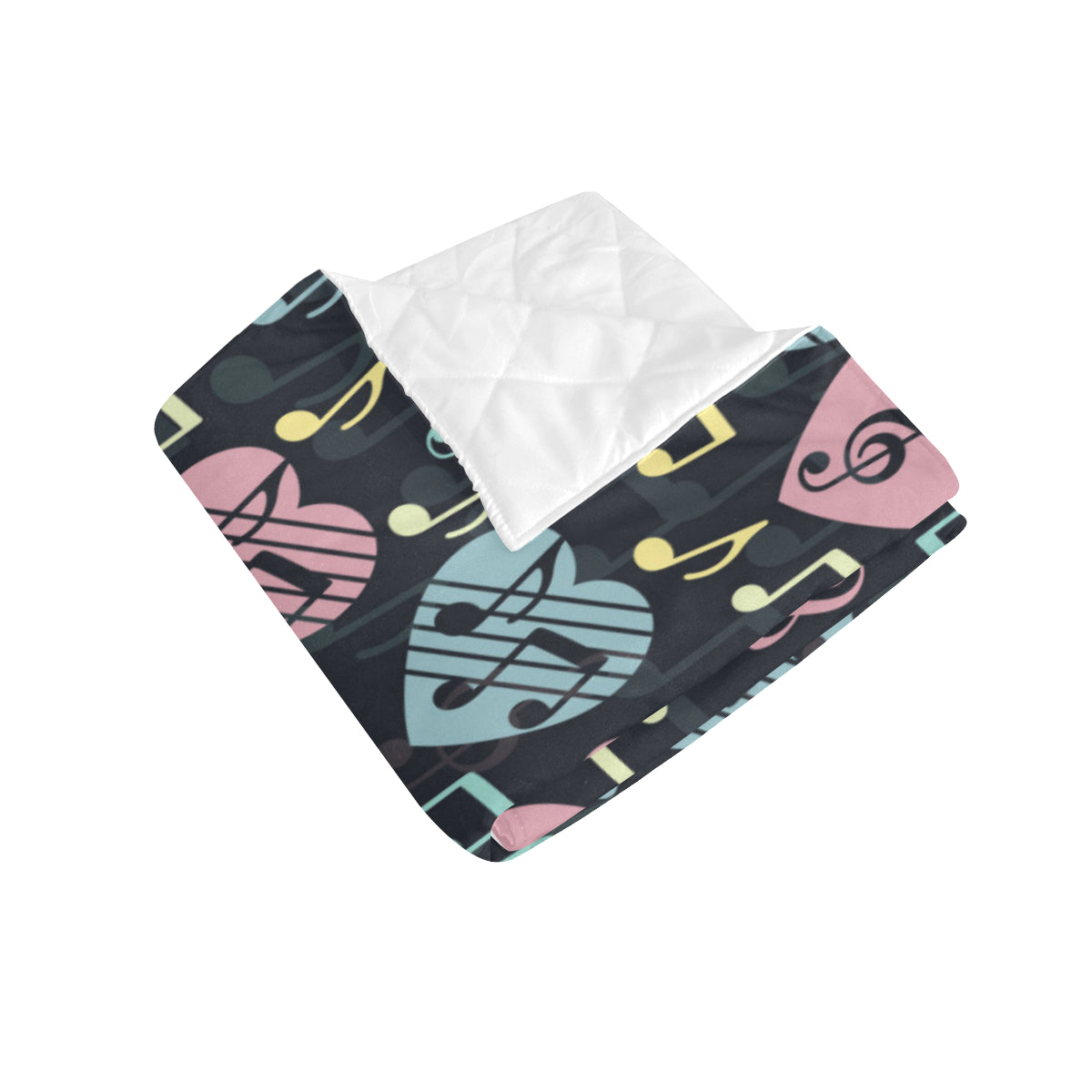 Music note Pattern Print Design A03 Premium Quilt