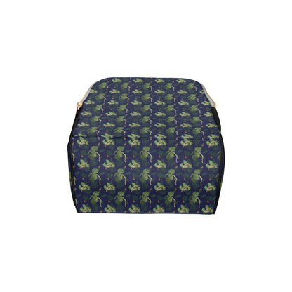 Boa Pattern Print Design 02 Diaper Bag Backpack