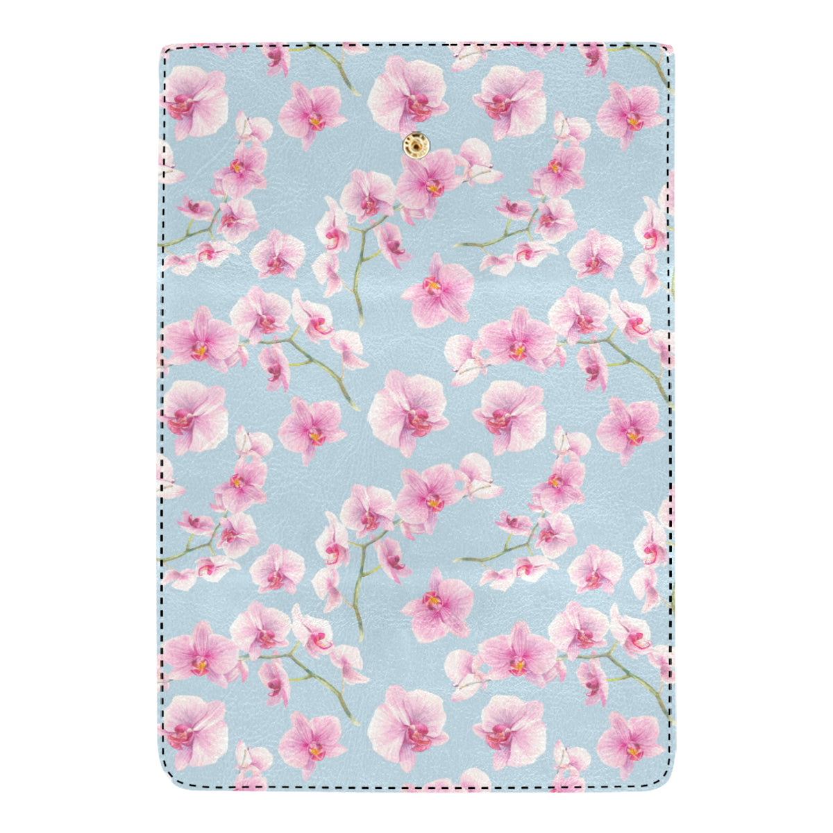 Orchid Pattern Print Design A01 Women's Trifold Wallet