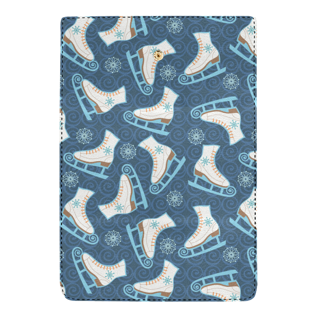 Ice Skate Pattern Print Design 01 Women's Trifold Wallet