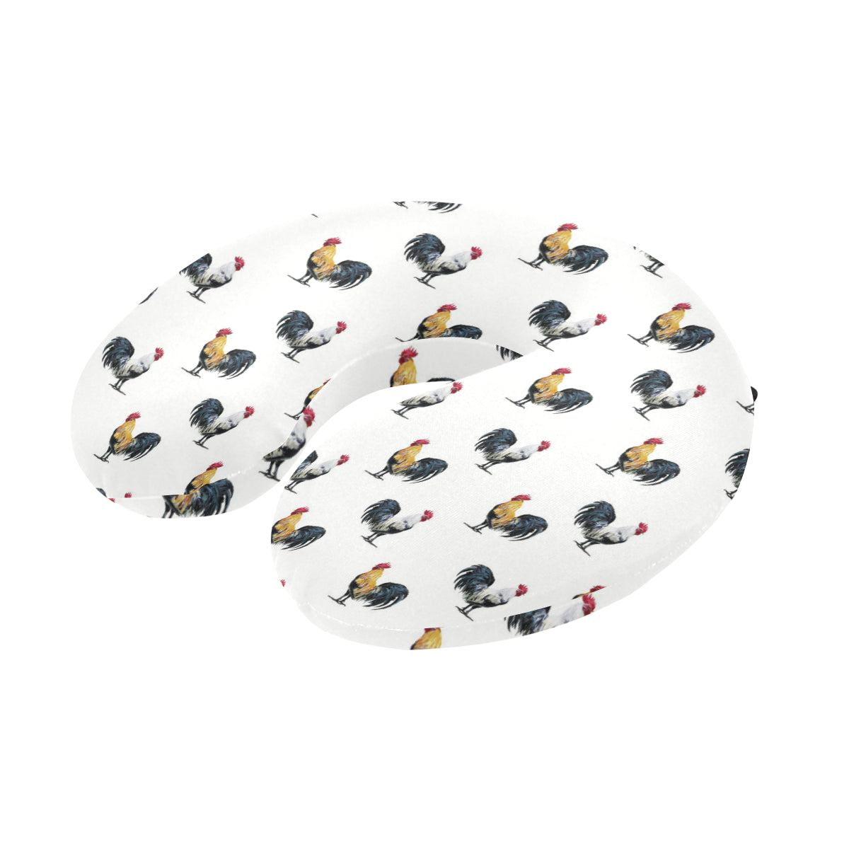 Chicken Pattern Print Design 02 U-Shaped Travel Neck Pillow