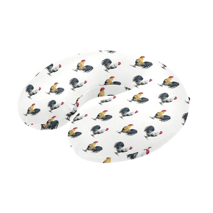 Chicken Pattern Print Design 02 U-Shaped Travel Neck Pillow