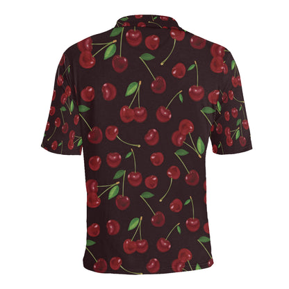 Cherry Fresh Pattern Men Polo Shirt