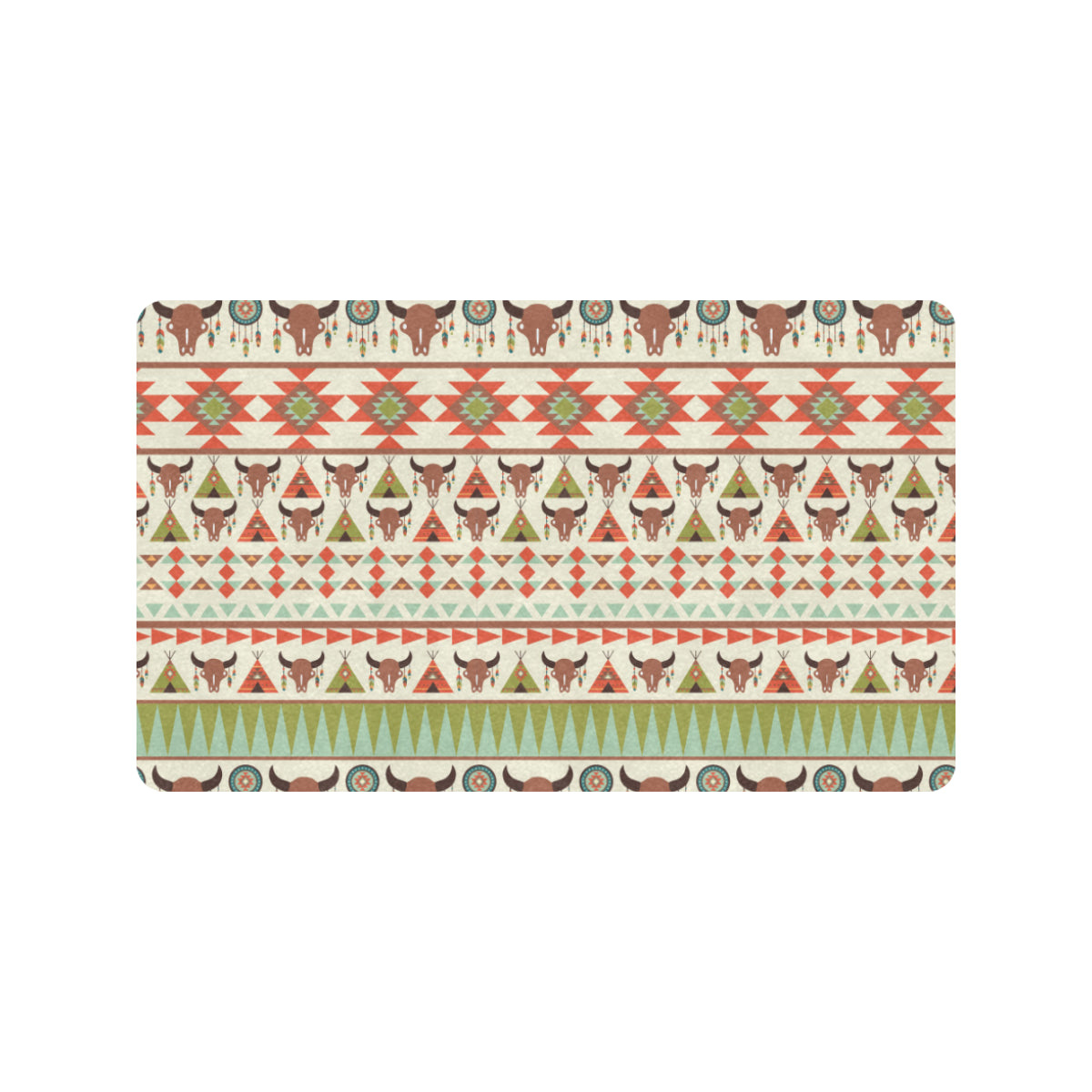 American indian Ethnic Pattern Rubber Doormat
