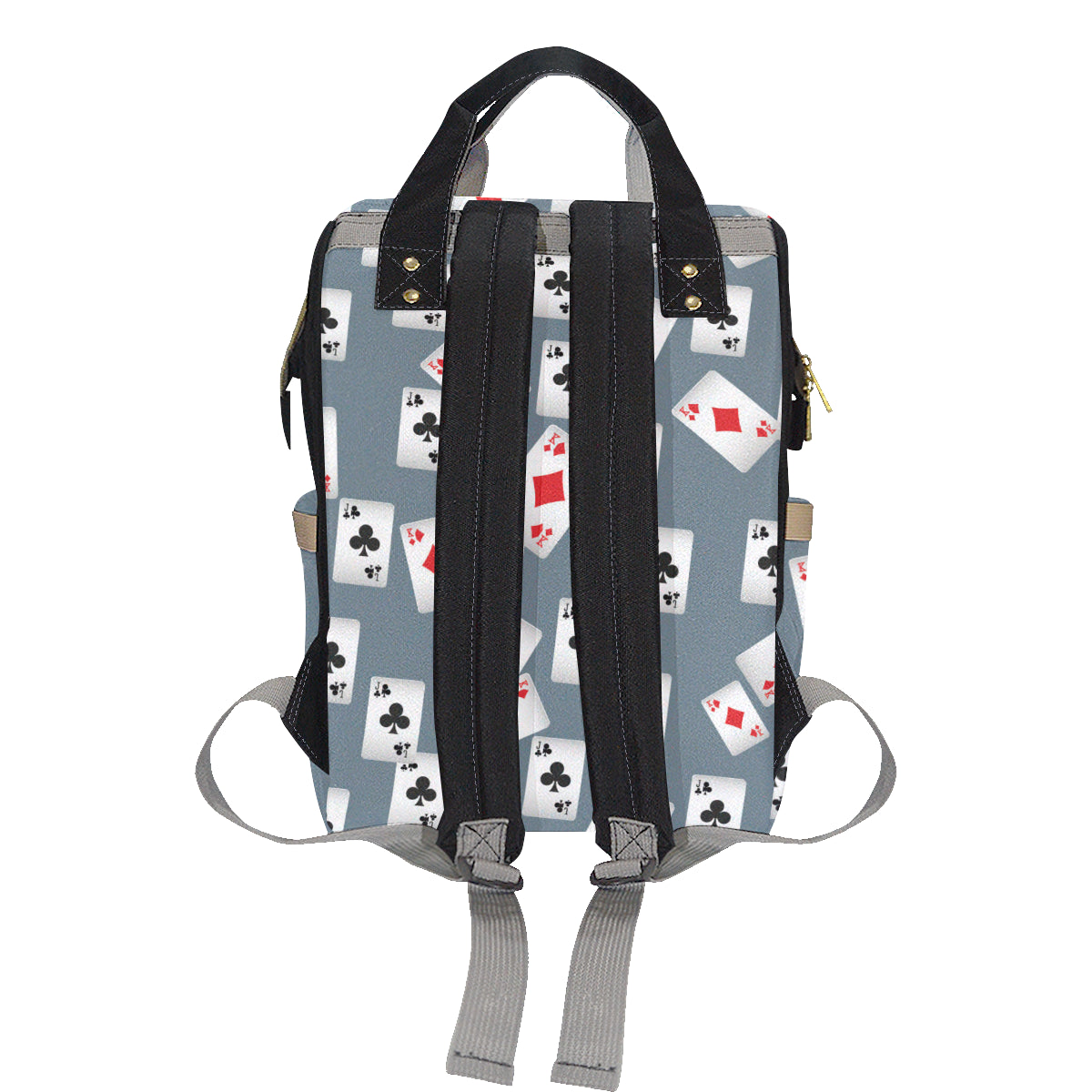 Poker Cards Pattern Print Design A05 Diaper Bag Backpack