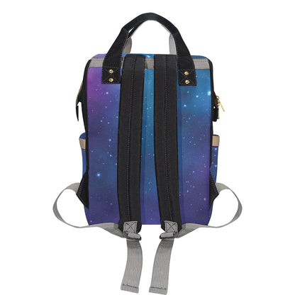 Nebula Pattern Print Design A01 Diaper Bag Backpack