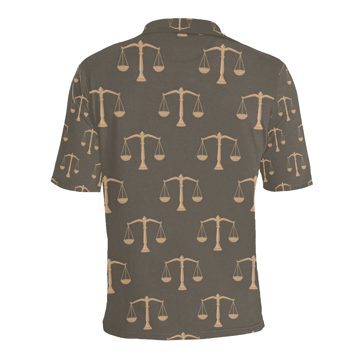 Libra Pattern Print Design 01 Men Polo Shirt