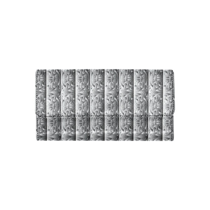 Celtic Pattern Print Design 03 Women's Trifold Wallet