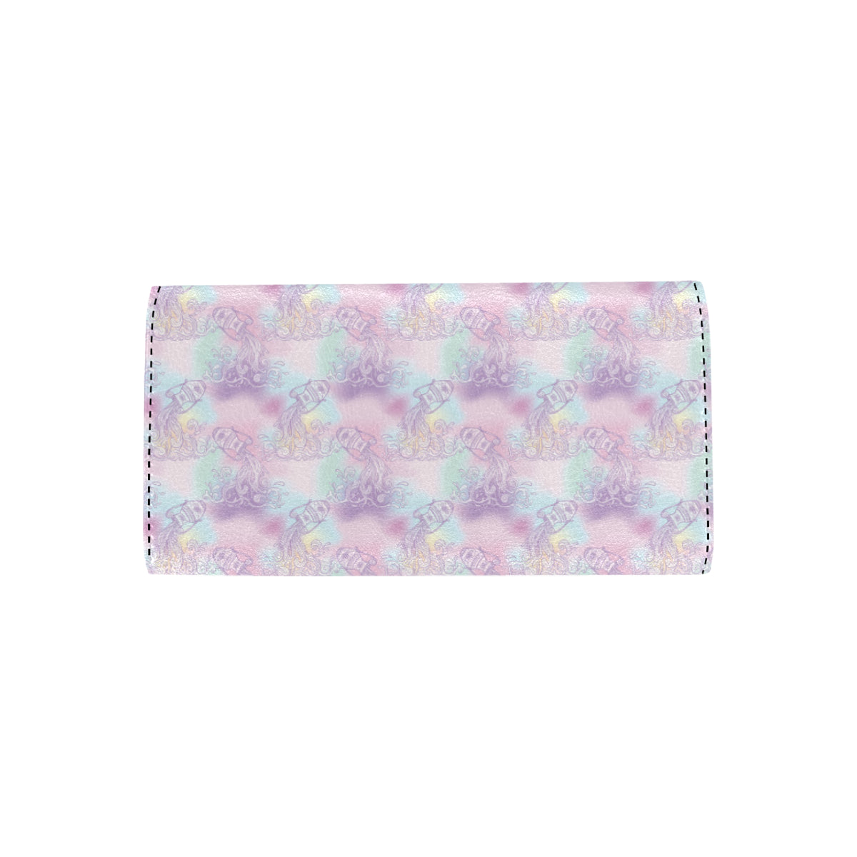 Aquarius Zodiac Pattern Print Design 01 Women's Trifold Wallet