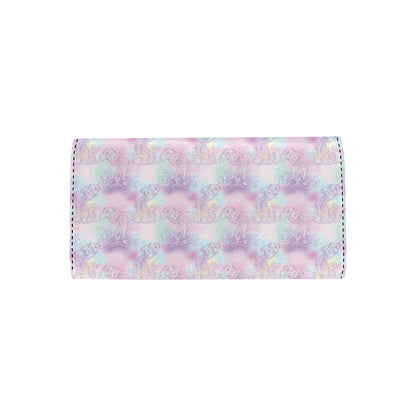 Aquarius Zodiac Pattern Print Design 01 Women's Trifold Wallet