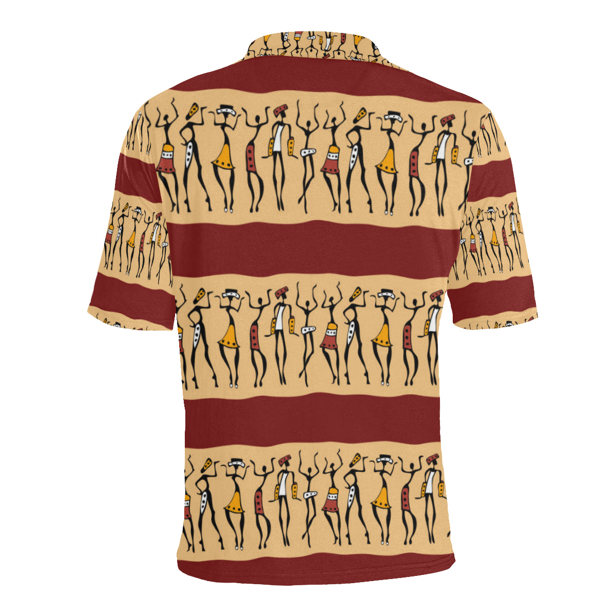 African People Men Polo Shirt