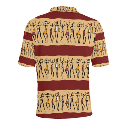 African People Men Polo Shirt