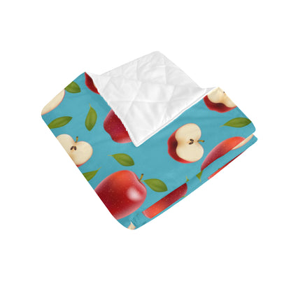 Apple Pattern Print Design AP012 Premium Quilt
