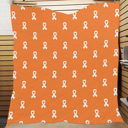 Appendix cancer Pattern Print Design 01 Premium Quilt