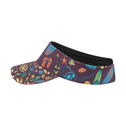 Aloha Hawaii Pattern Print Design 01 Unisex Sun Visor
