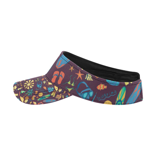 Aloha Hawaii Pattern Print Design 01 Unisex Sun Visor
