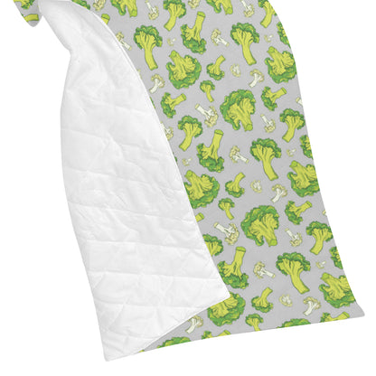 Broccoli Pattern Print Design 03 Premium Quilt