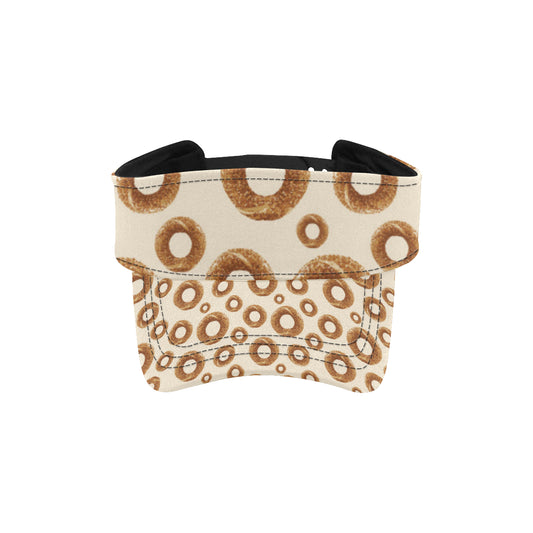 Bagel Pattern Print Design 01 Unisex Sun Visor