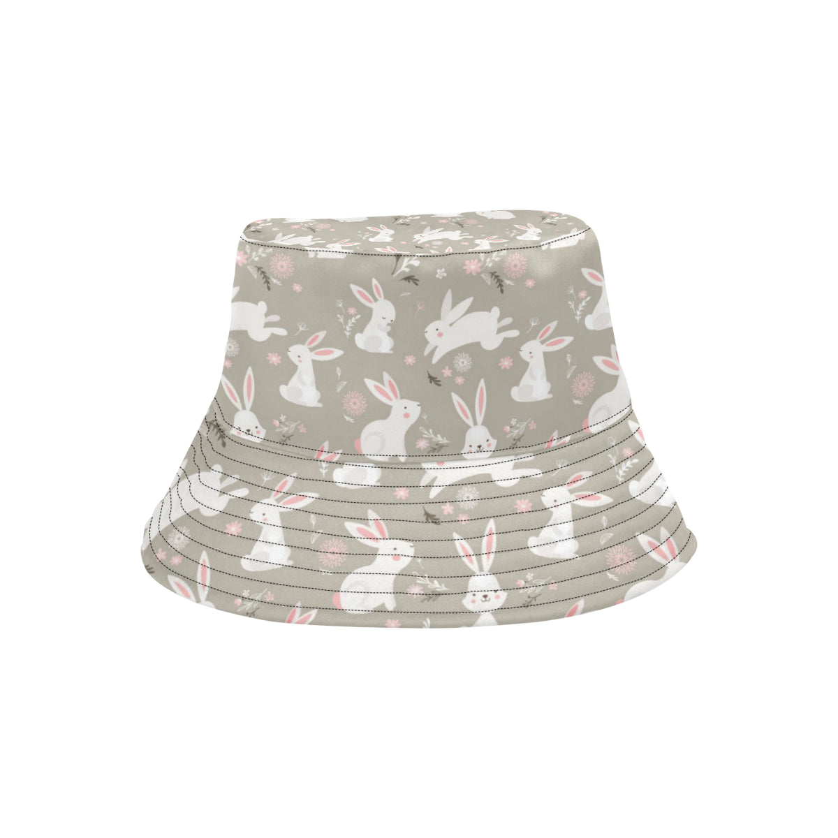 Rabbit Pattern Print Design RB03 Unisex Bucket Hat
