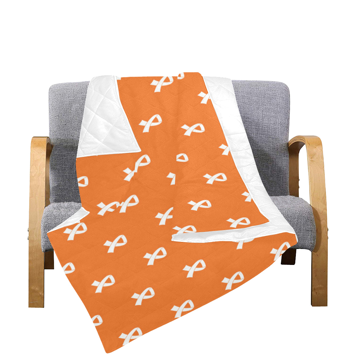 Appendix cancer Pattern Print Design 01 Premium Quilt