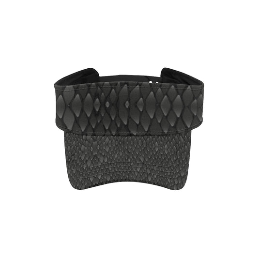 Snake Skin Black Print Unisex Sun Visor