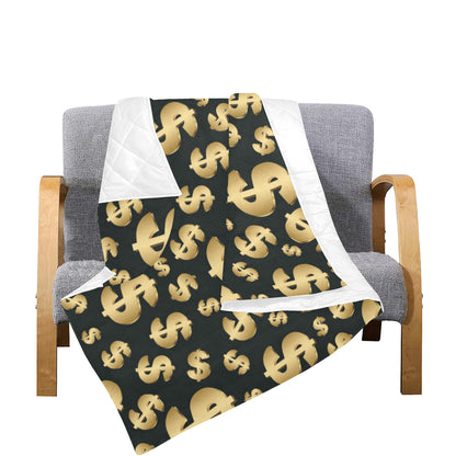 Dollar Pattern Print Design DO04 Premium Quilt