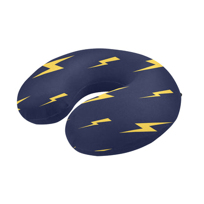 Lightning Thunder Pattern Print Design 03 U-Shaped Travel Neck Pillow
