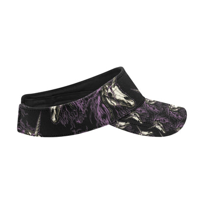 Unicorn Skull head Unisex Sun Visor