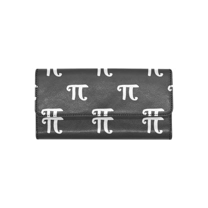 Pi Day Pattern Print Design A01 Women's Trifold Wallet