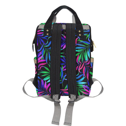 Tropical Flower Pattern Print Design TF010 Diaper Bag Backpack