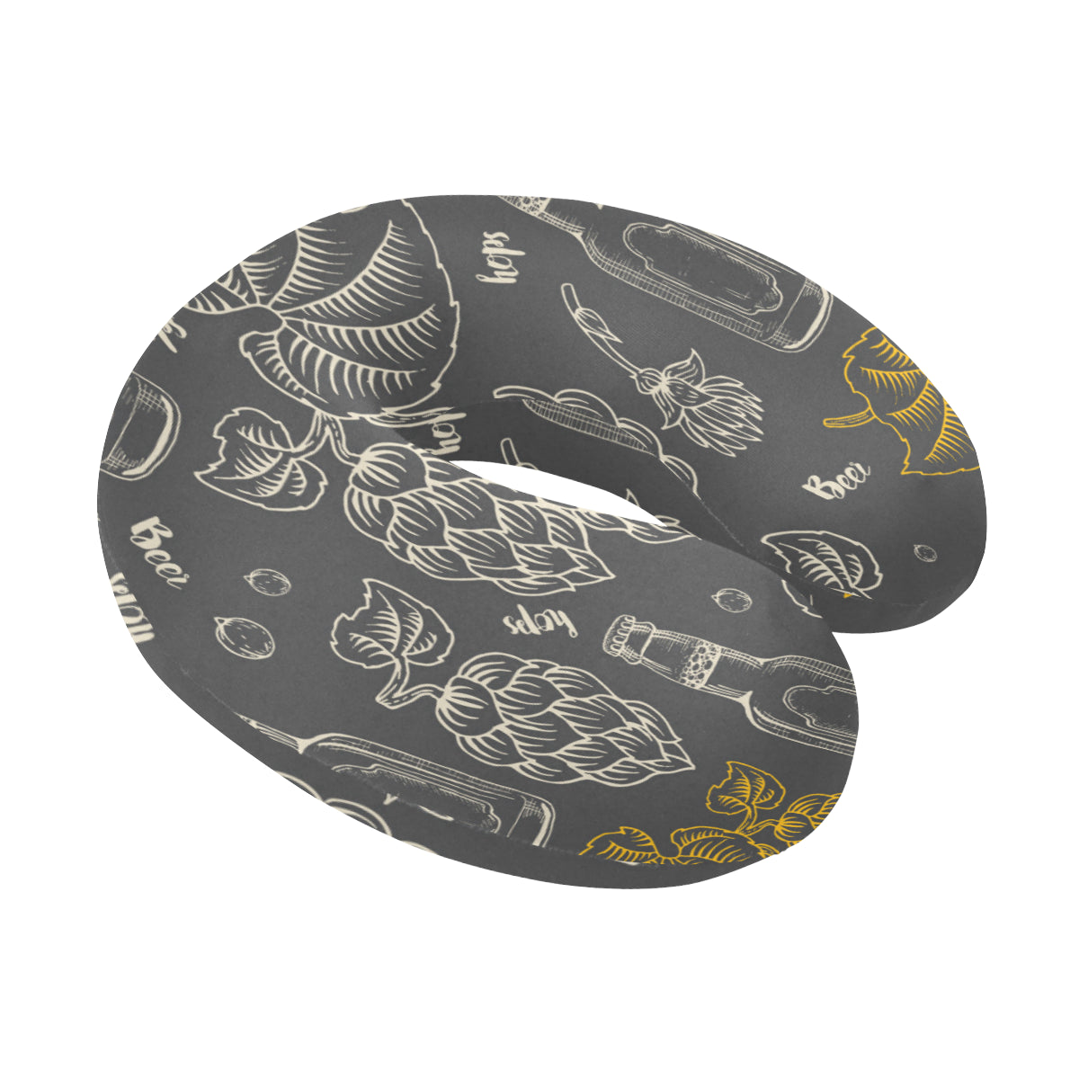 Hope Pattern Print Design 01 U-Shaped Travel Neck Pillow