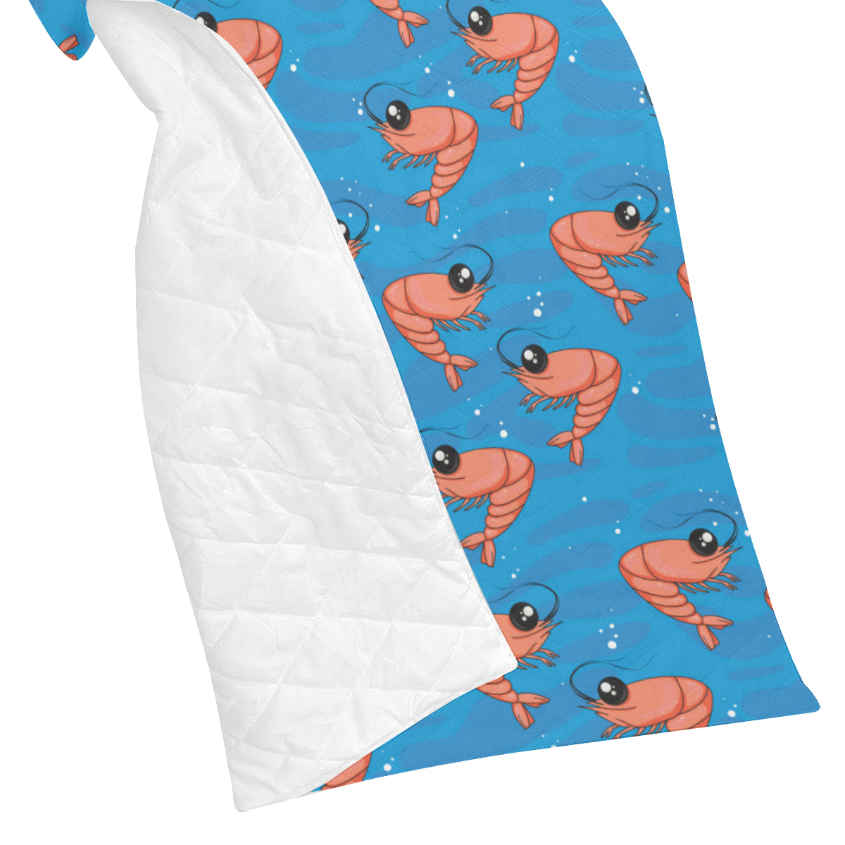 Prawn Cute Pattern Print Design 03 Premium Quilt