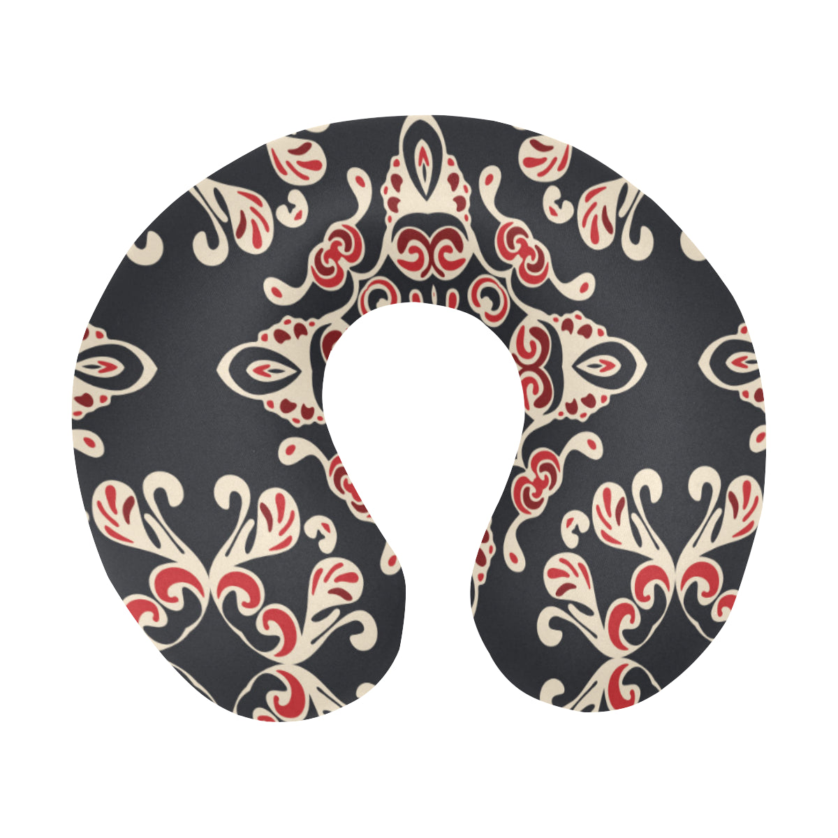 Medallion Pattern Print Design 01 U-Shaped Travel Neck Pillow