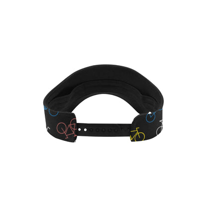 Bicycle Pattern Print Design 03 Unisex Sun Visor