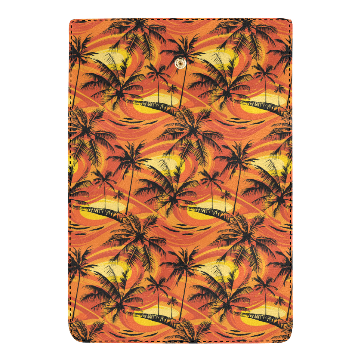 Palm Tree Pattern Print Design A02 Women's Trifold Wallet
