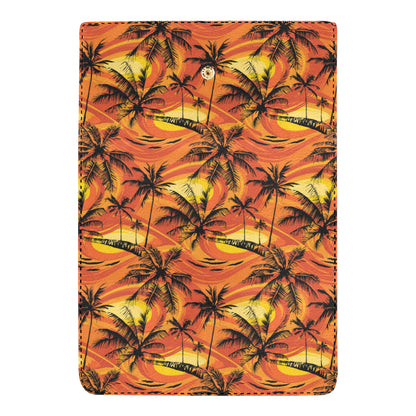 Palm Tree Pattern Print Design A02 Women's Trifold Wallet