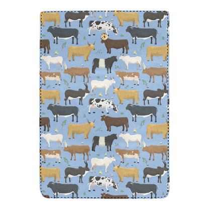 Cattle Pattern Print Design 02 Women's Trifold Wallet