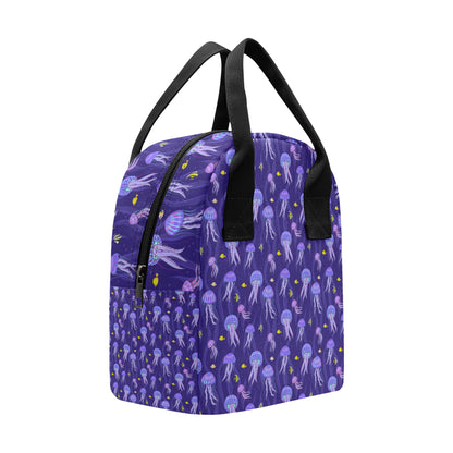 Jellyfish Style Print Insulated Lunch Bag