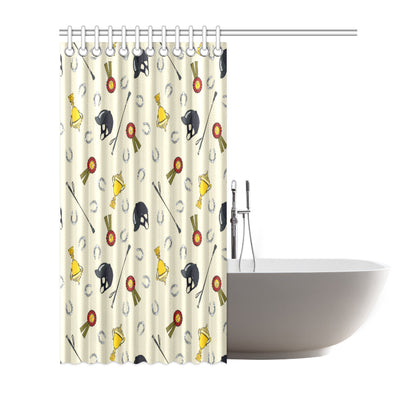 Equestrian Horseshoe Equipment Shower Curtain