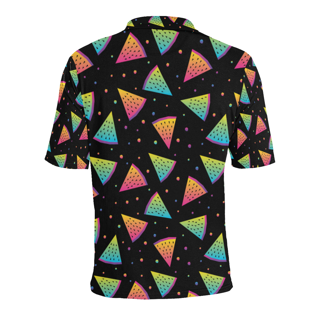 Rainbow Watermelon Pattern Print Design A04 Men Polo Shirt