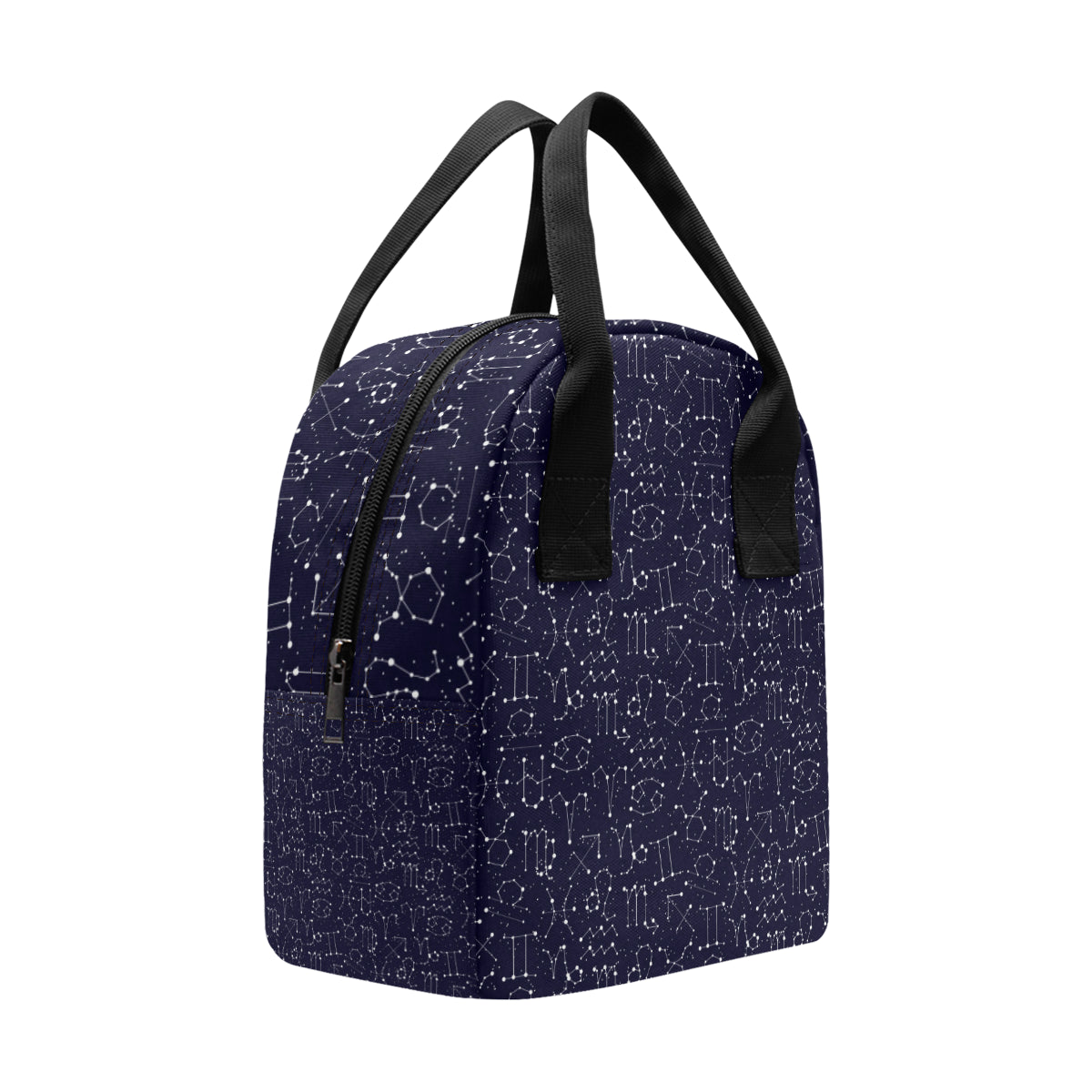 Zodiac Pattern Design Print Insulated Lunch Bag